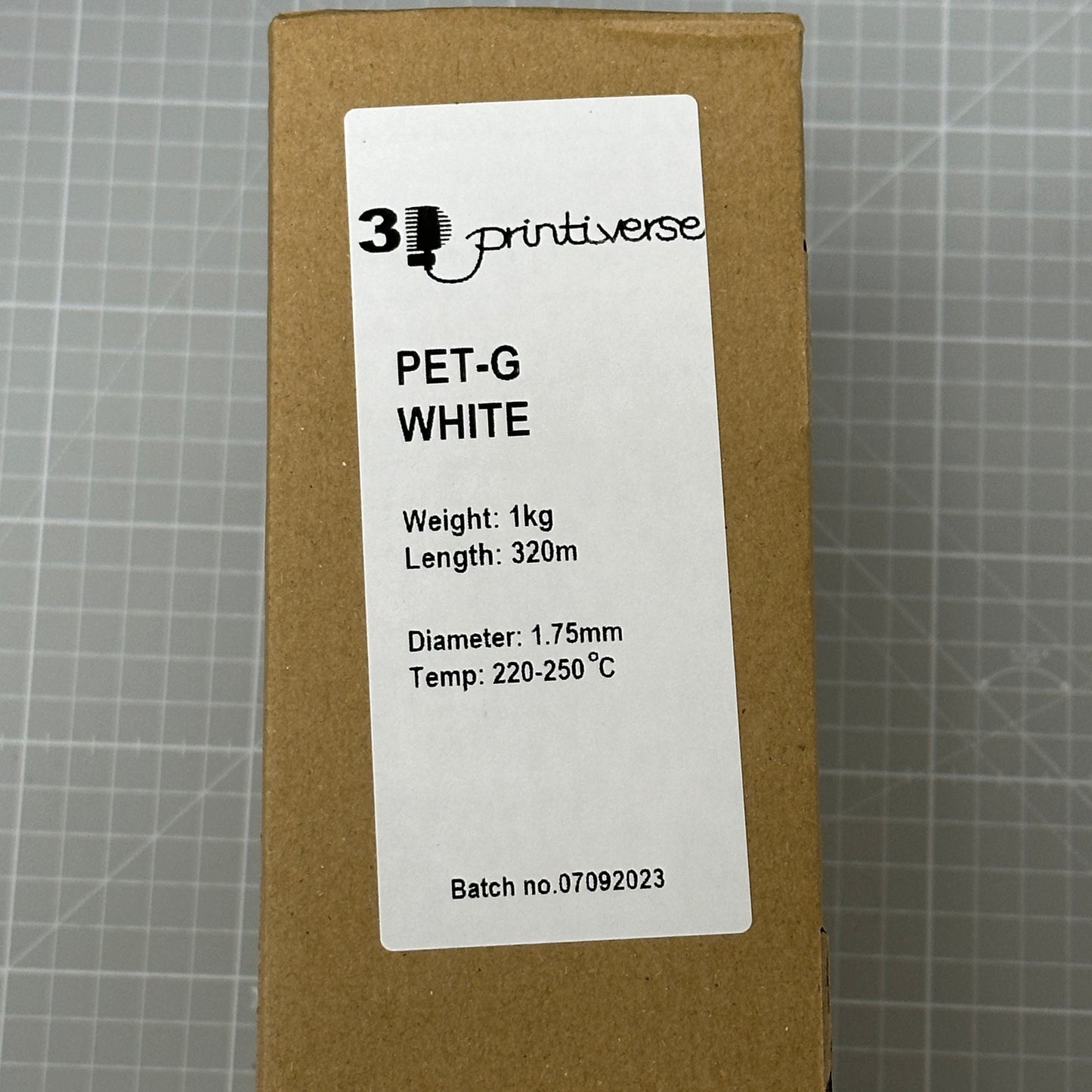 PETG Wolkenweiß