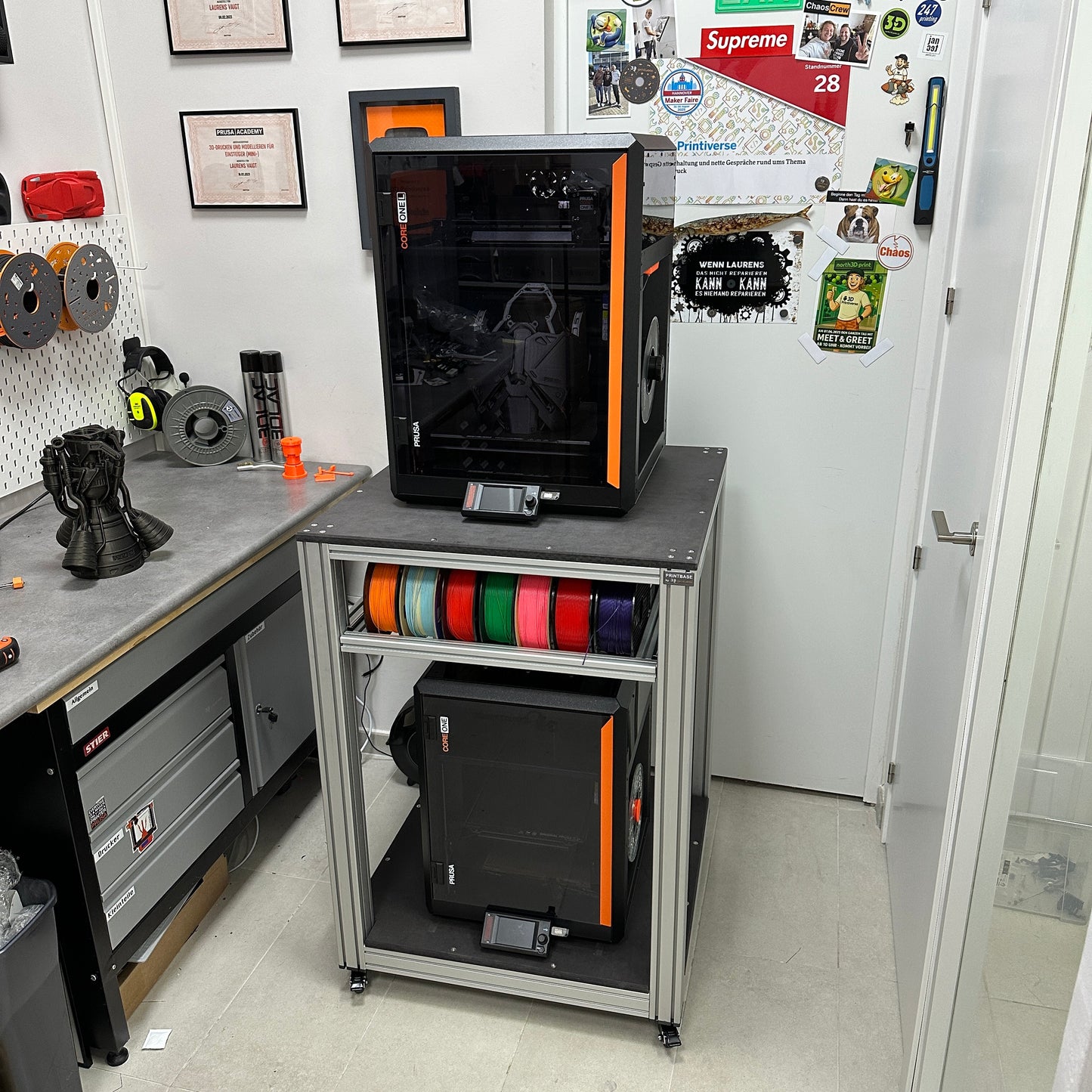 PrintBase 700 / Der modulare 3D Druck Tisch / Werkbank