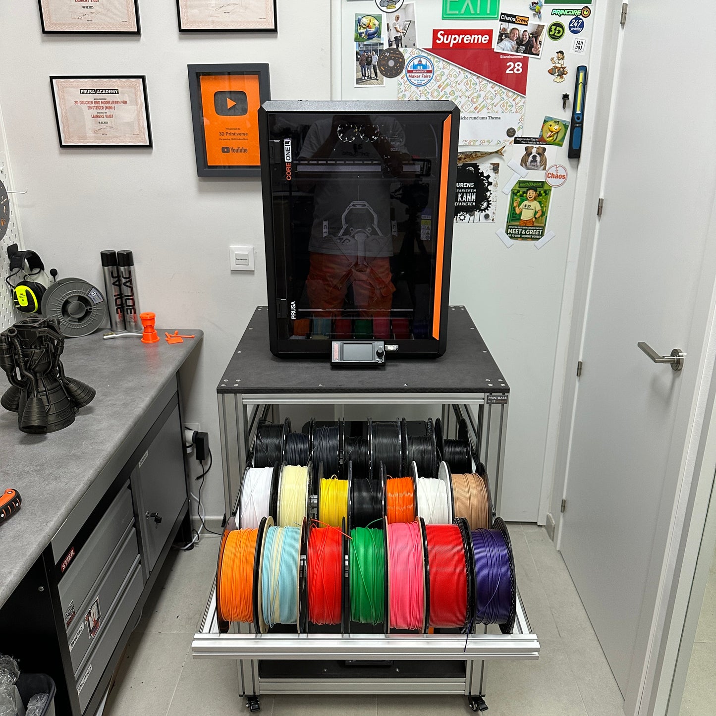 PrintBase 700 / Der modulare 3D Druck Tisch / Werkbank