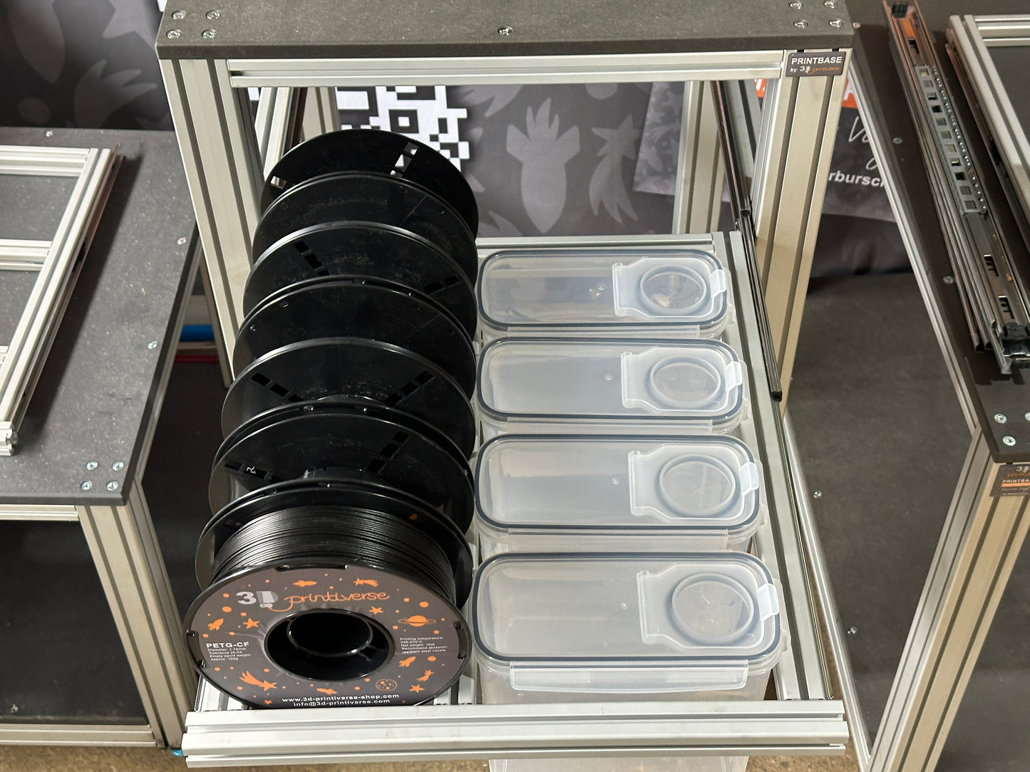 Printbase 600 / Filament Schubfach Hybrid