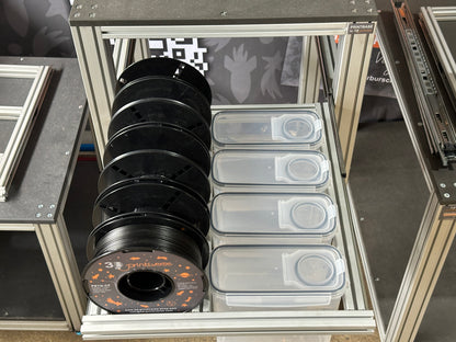 Filamentschublade Hybrid für die PrintBase 600