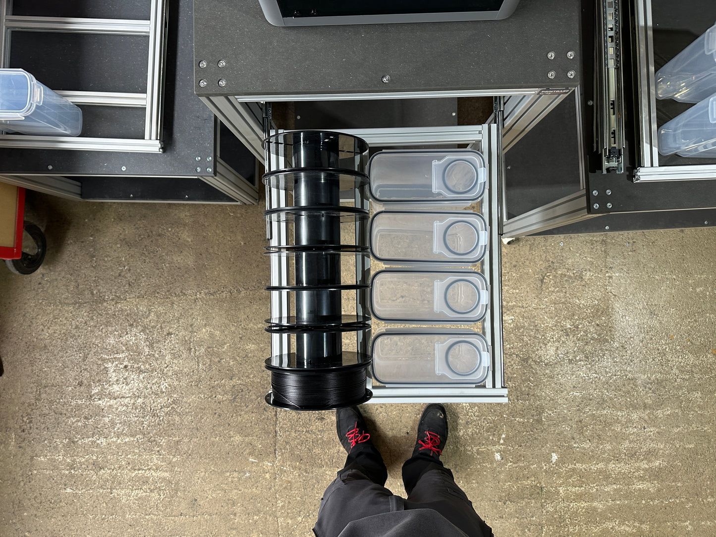Printbase 600 / Filament Schubfach Hybrid