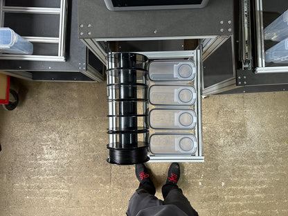 Filamentschublade Hybrid für die PrintBase 600